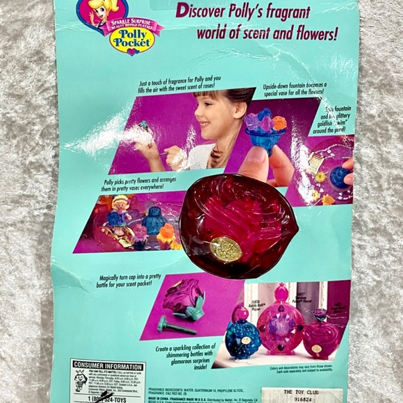 Vintage Bluebird Polly Pocket Sweet Roses BRAND NEW IN BOX 1996 Sparkle Surprise - Picture 4 of 8